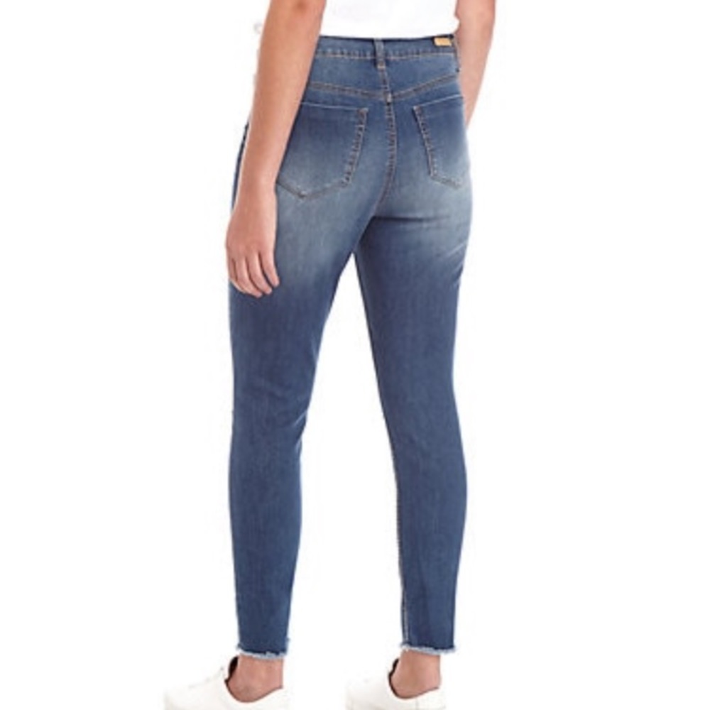 1 LEFT! NWT 🐆 LEOPARD CHEETAH SKINNY JEANS 13 - Picture 3 of 7